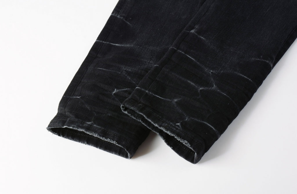 Men’s Mike AMIRI Blue Bandana Logo 'Vintage Black' Jeans