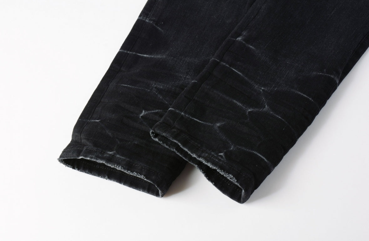 Men’s Mike AMIRI Blue Bandana Logo 'Vintage Black' Jeans