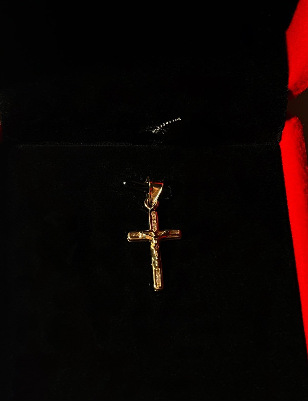 10K Gold Jesus Piece Necklace Pendant for Men & Women – Cross Hip Hop Jewelry, Religious Chain, Cuban Link Necklace