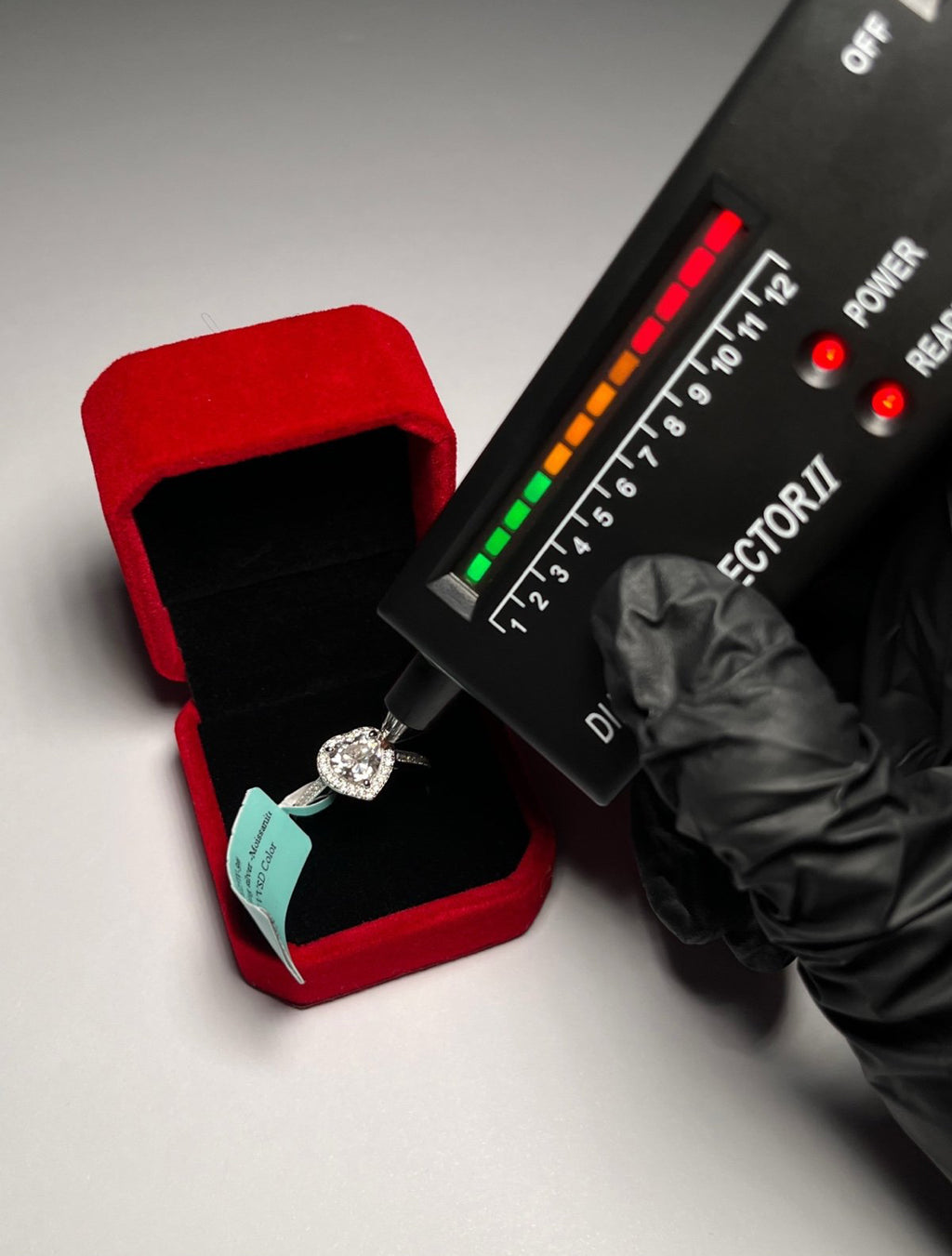 3.58CTW Heart Shaped Moissanite Engagement Ring – 925 Sterling Silver Sparkling Promise Ring