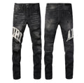 Men’s Mike AMIRI Varsity Logo Repair Jeans 'Vintage Black'