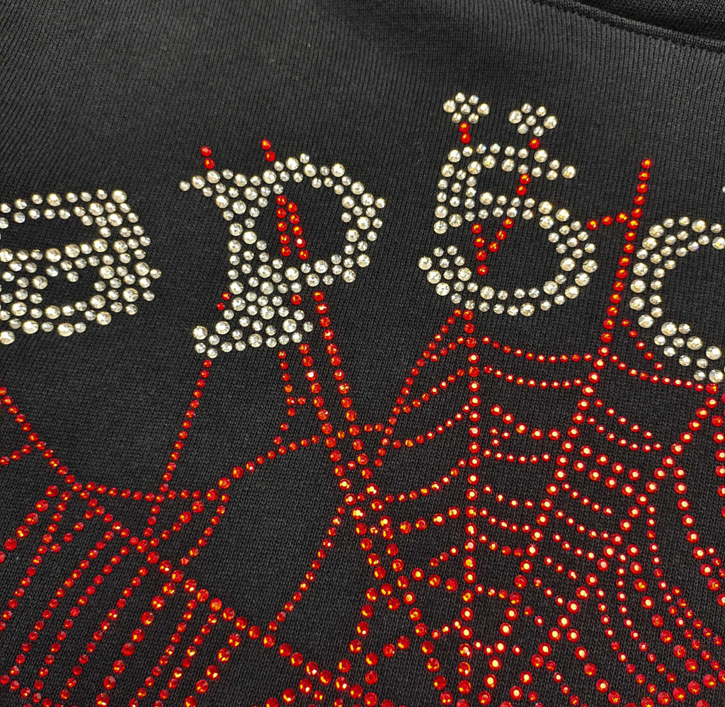 Men’s Sp5der OG Rhinestone Logo Hoodie ‘Black’