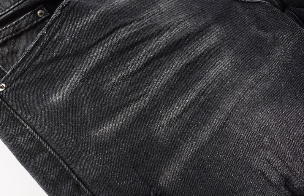 Men’s Mike AMIRI Varsity Logo Repair Jeans 'Vintage Black'