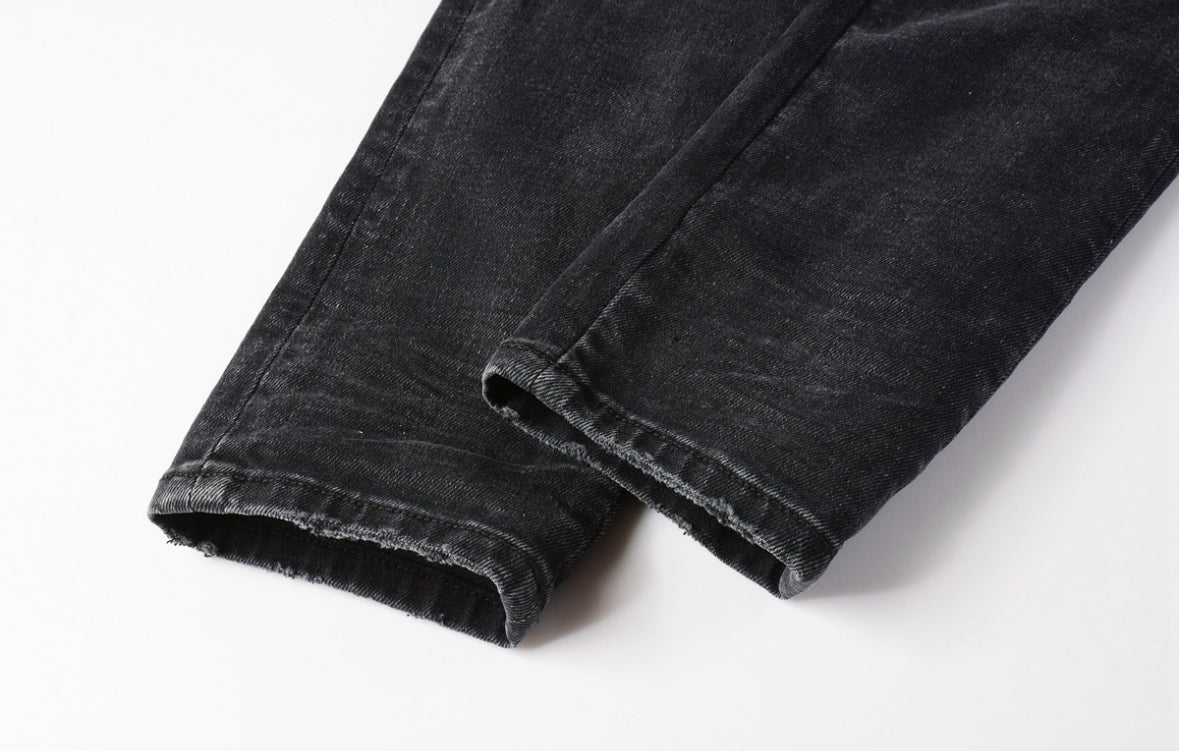 Men’s Mike AMIRI Varsity Logo Repair Jeans 'Vintage Black'