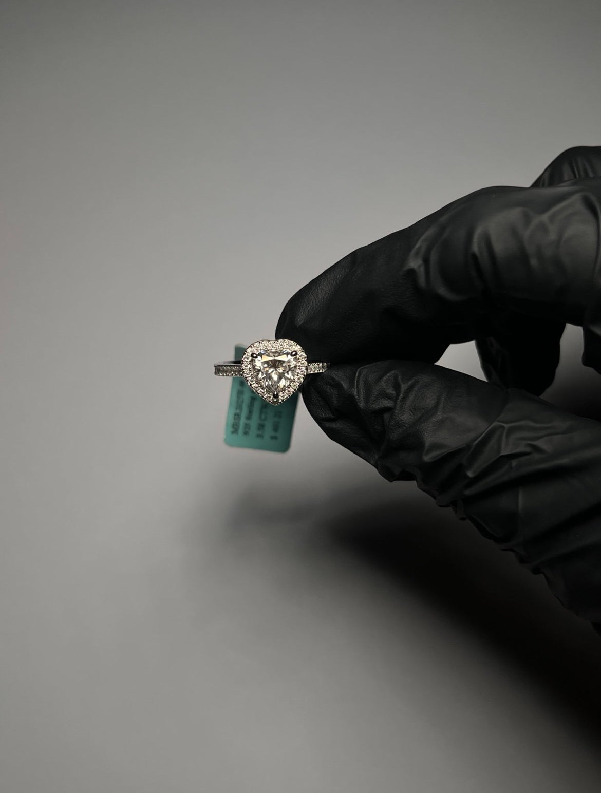 3.58CTW Heart Shaped Moissanite Engagement Ring – 925 Sterling Silver Sparkling Promise Ring