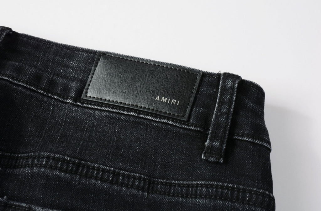 Men’s Mike AMIRI Blue Bandana Logo 'Vintage Black' Jeans