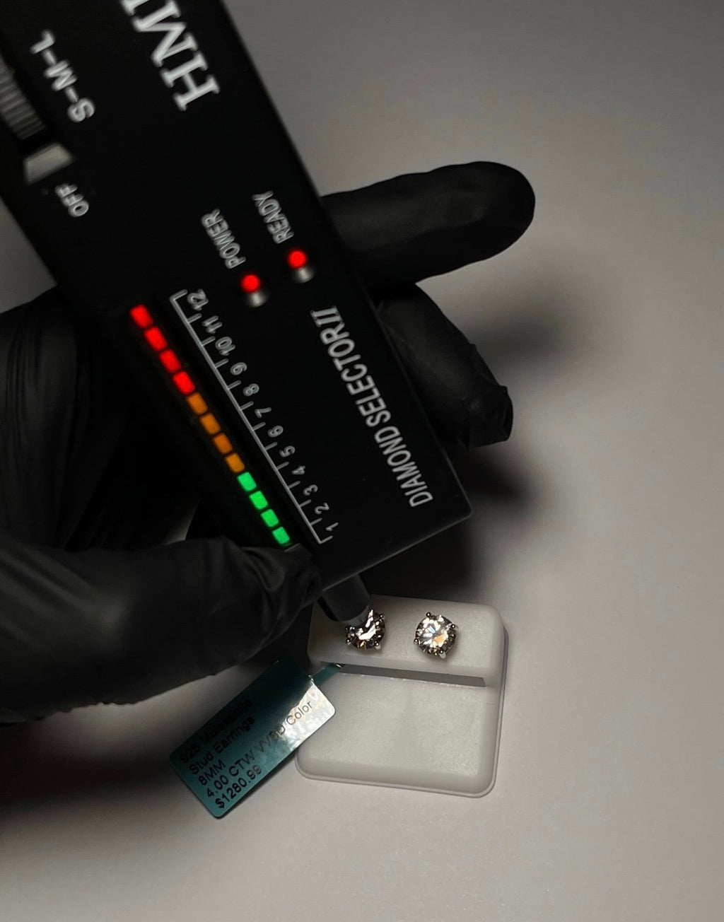 Men’s & Women’s 8mm Moissanite Stud Earrings – 925 Sterling Silver Sparkling Jewelry