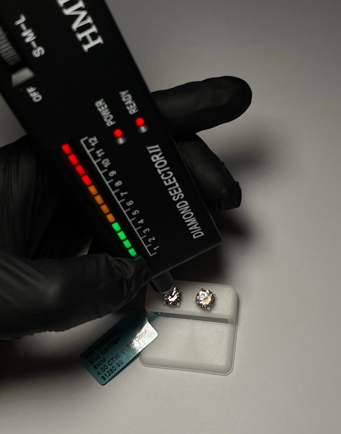 Men’s & Women’s 8mm Moissanite Stud Earrings – 925 Sterling Silver Sparkling Jewelry