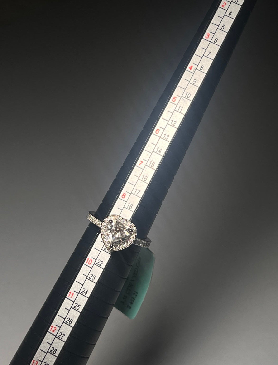 3.58CTW Heart Shaped Moissanite Engagement Ring – 925 Sterling Silver Sparkling Promise Ring