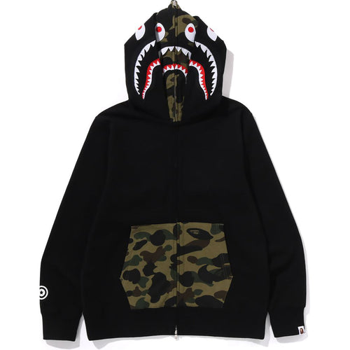 Men’s BAPE 1st Camo Shark Full Zip Double Hoodie by Bathing Ape