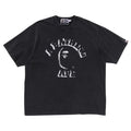 Men’s BAPE Garment Dye Spray Paint Print T-Shirt